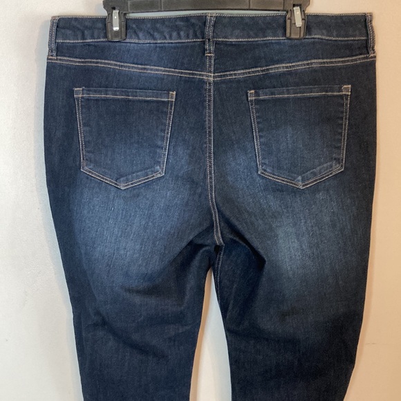Crown & Ivy Crop Ankle Stretch Denim Jeans Size 16 :FINAL MARKDOWN: - Picture 14 of 16